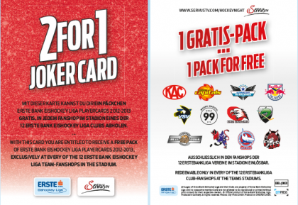 Die Joker-Karte 2013/14.